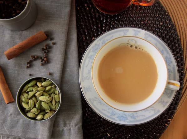 Masala Chai brew from CTC black tea
