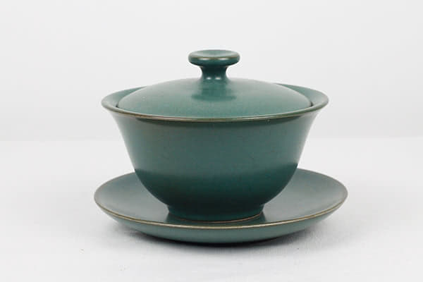 A Green Porcelain Cover Bowl 