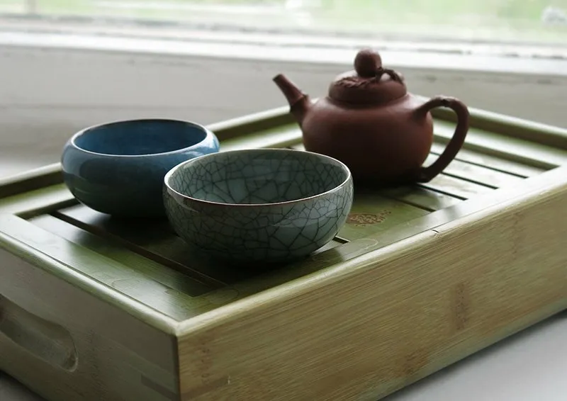 The tea tray is an essential teaware of the tea ceremony