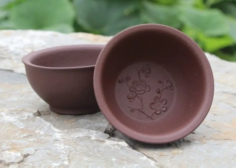 The purple sand teacups got a simple appearance