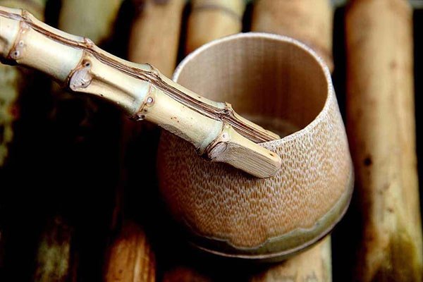 Bamboo is easy to make into a teacup