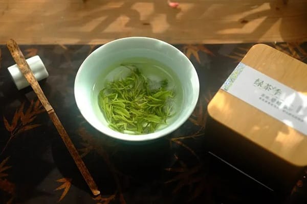 Biluochun is famous green tea made from the tender leaves