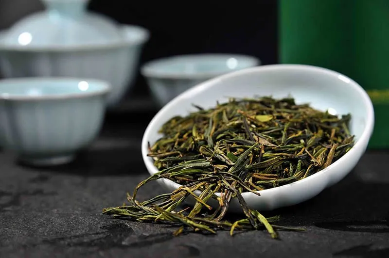 Huoshan Huangya is a rare yellow tea that originated in Anhui