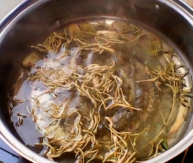 Making honeysuckle infusion in a cooking way will get a very hard-accepted taste