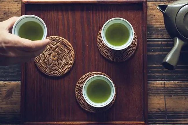 Gyokuro tea tastes a strong and charming umami flavor