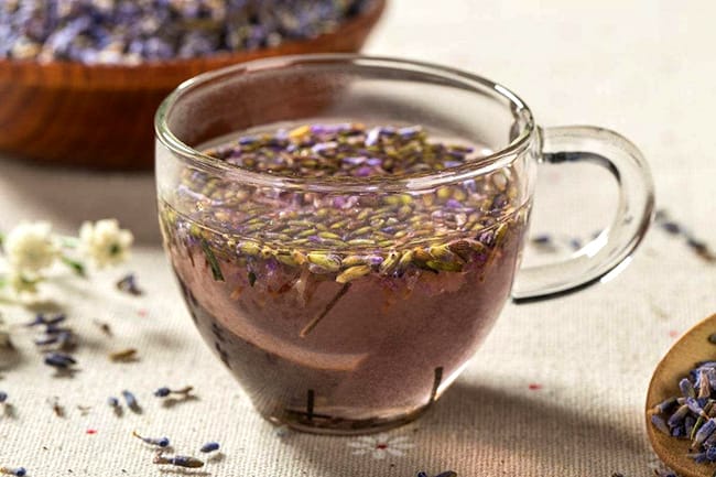 Lavender tea is full of health benefits