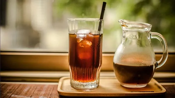 Black tea is the popular type for cold brewing