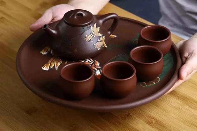 Tea sets made from Zisha